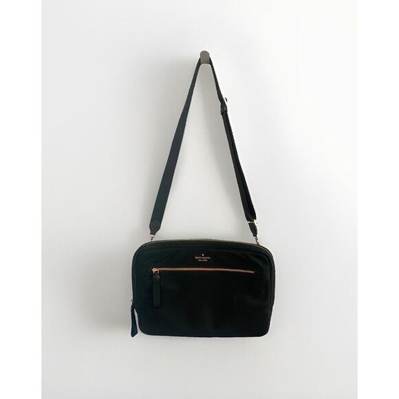 NWOT Kate Spade 15" Laptop Bag Chelsea Messenger Sleeve Black New - Picture 9 of 16